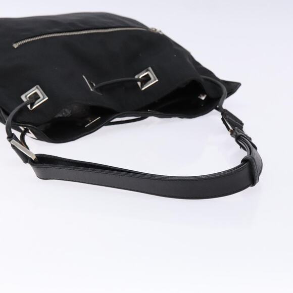GUCCI Shoulder Bag Canvas Black Silver 001 001 - Picture 7 of 16